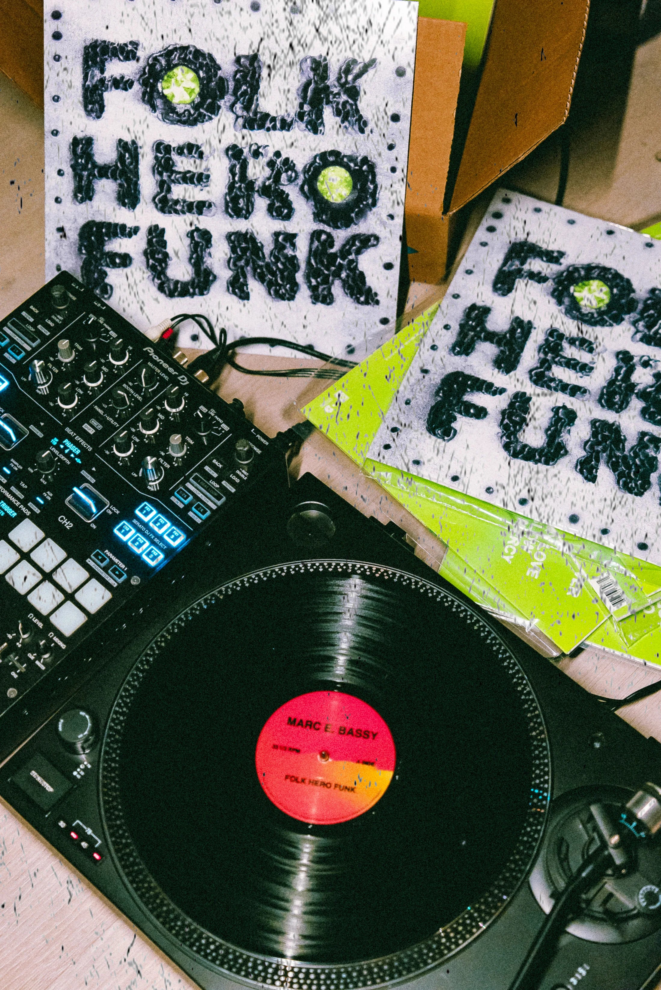 Marc E. Bassy - Folk Hero Funk 180g Black Vinyl Record