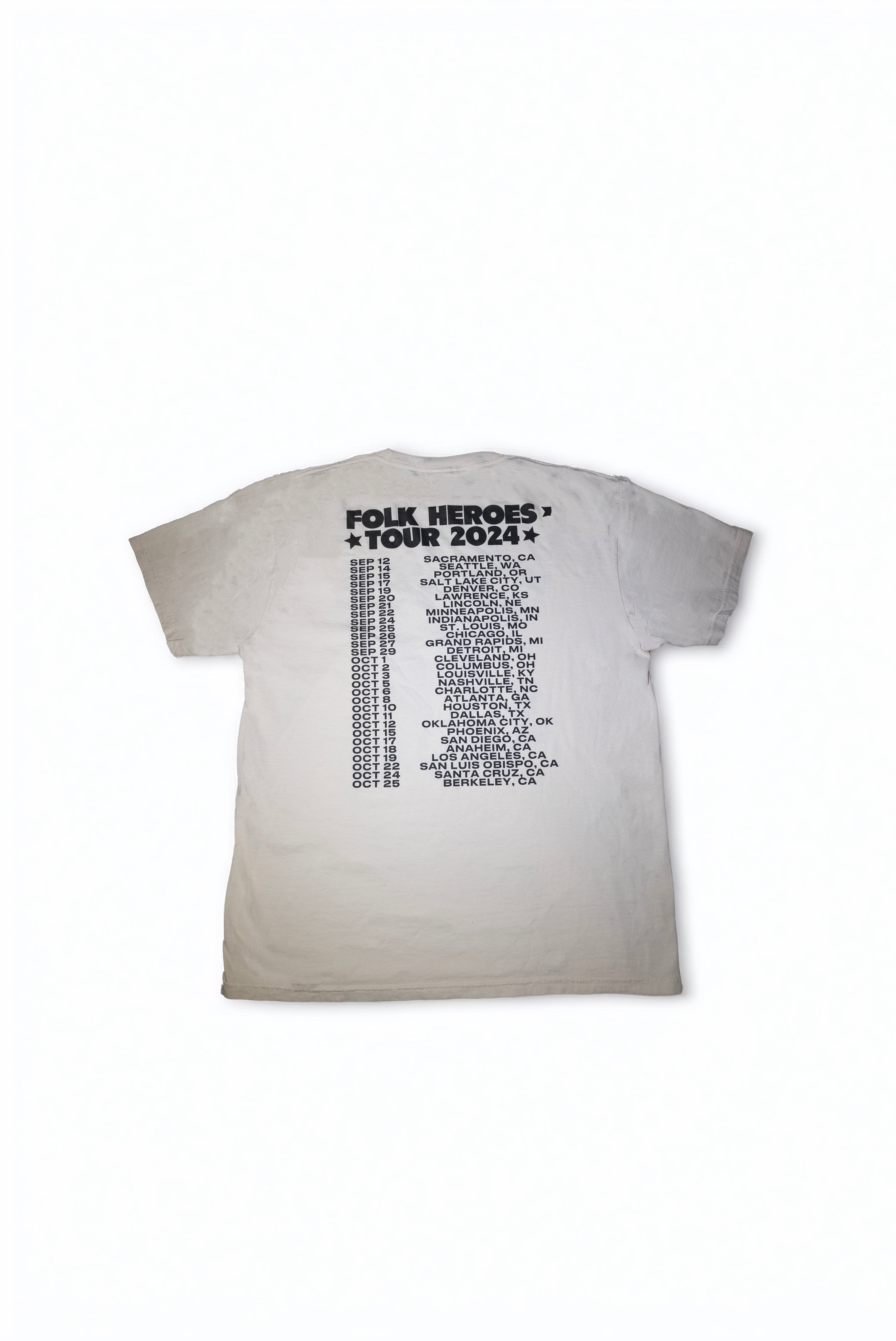 Folk Heroes Tour T (Cream with Skizzy)